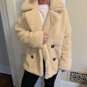 Free People teddy coat